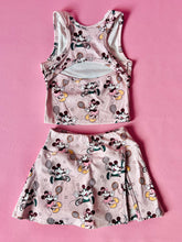 Load image into Gallery viewer, Pickle ball| slit skort set (ready to ship)
