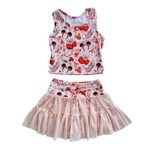 Load image into Gallery viewer, Fall latte| twirl skort set (ready to ship)
